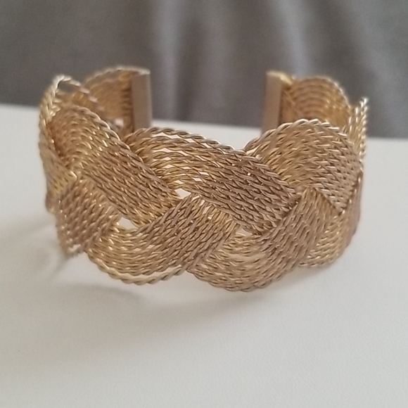 Jewelry - Braided Goldtone Cuff